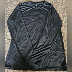 Essentials Black Long Sleeve Men's Tee NWOT